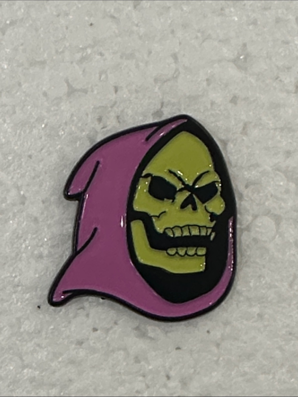 Pink Hooded Skeletor Enamel Pin
